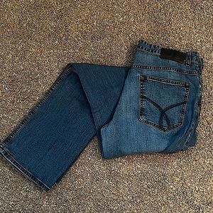 Calvin Klein Mens Straight Leg Jeans 36 x 34